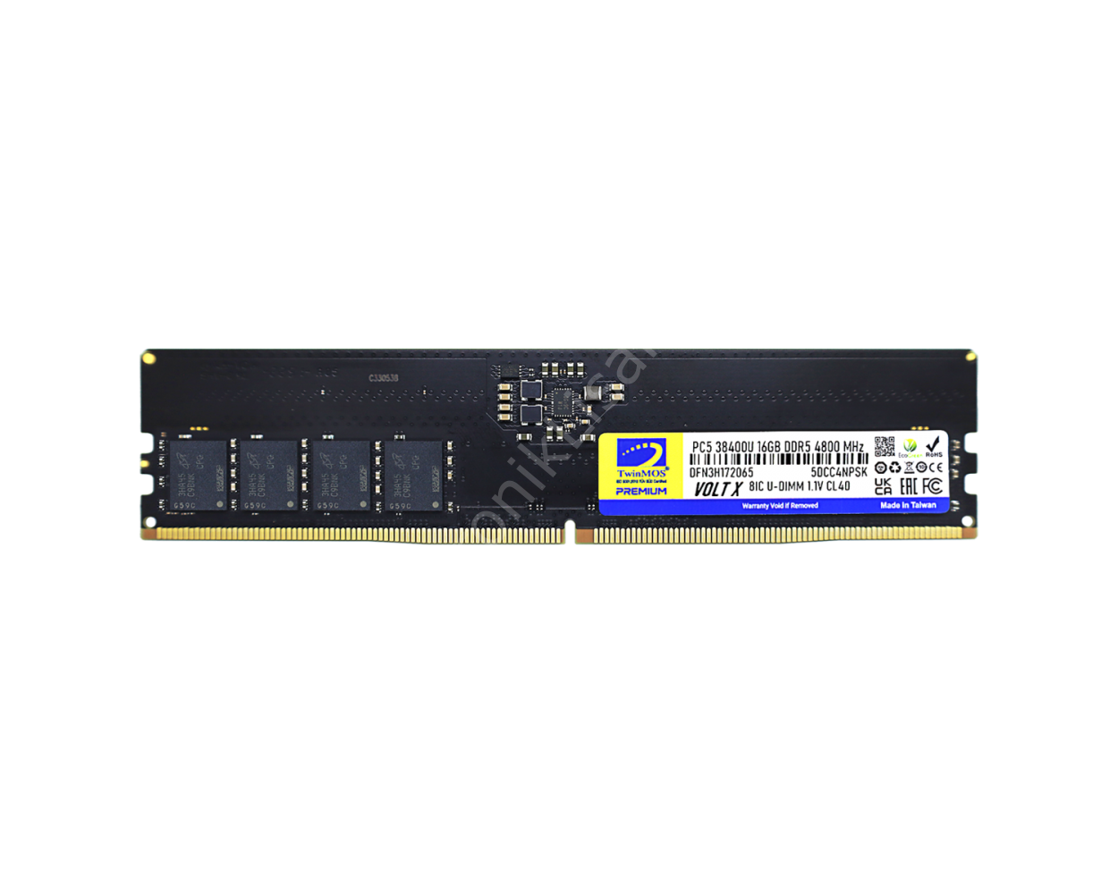 16 Gb Ddr5 4800mhz Twinmos Cl40 1.1v (tmd516gb4800u40)