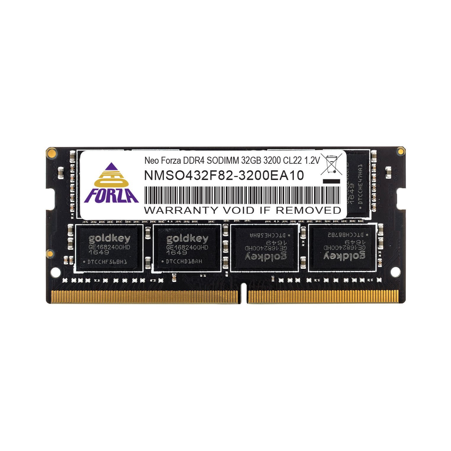 16 Gb Ddr5 4800mhz Neoforza Cl40 1.1v Sodimm (nmso516f82-4800ja10)