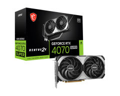 Msi Rtx4070 Super 12gb Gddr6x 192bit 3xdp/hdmi (rtx 4070 Super 12g Ventus 2x Oc)