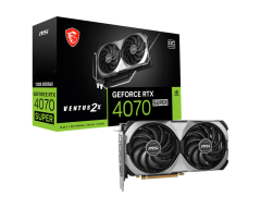 Msi Rtx4070 Super 12gb Gddr6x 192bit 3xdp/hdmi (rtx 4070 Super 12g Ventus 2x Oc)