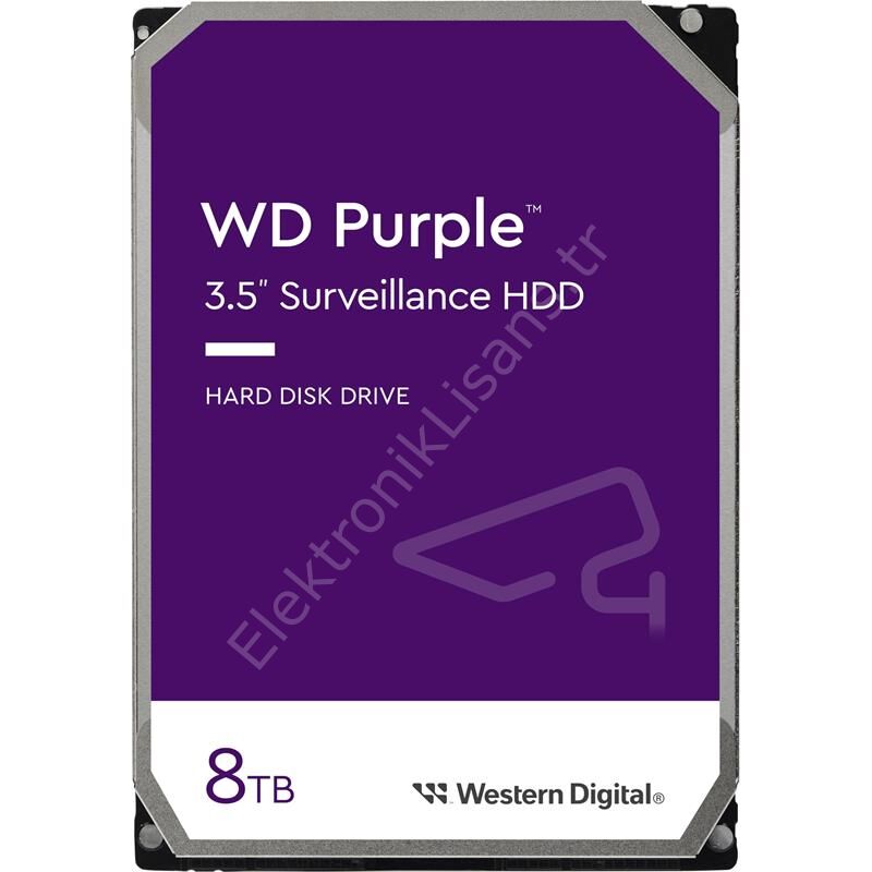 WD Purple AI 8 TB 256MB SATA3 360TB/Y 7/24 (WD85PURZ)