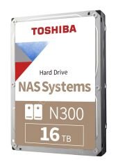 Toshiba N300 16 TB 7200RPM 512MB SATA3 180TB/Y NAS (HDWG31GUZSVA)