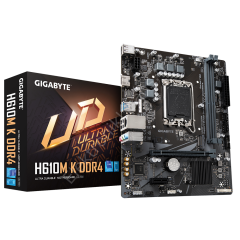 Gigabyte H610M-K DDR4 1700P DDR4 Ses GLAN HDMI SATA3 USB3.2 mATX