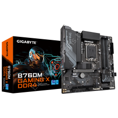 Gigabyte B760M-GAM-X-DDR4 1700P DDR4 Ses Glan DP/HDMI SATA3 USB3.2 mATX