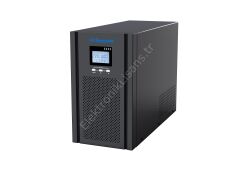 Tescom Teos+ 3 KVA (6x9Ah) 5-10 DK 2700W LCD Online UPS