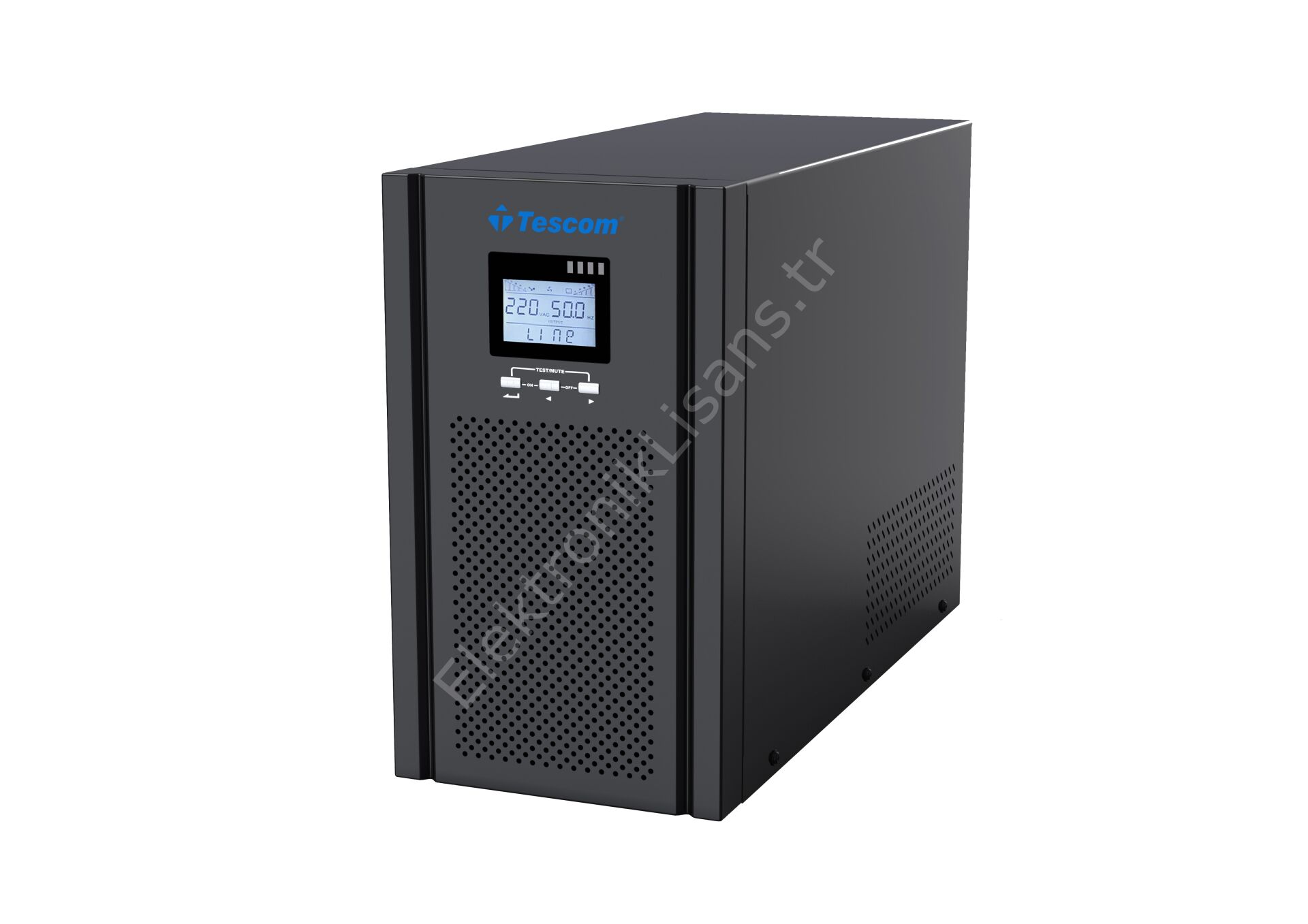 Tescom Teos+ 3 KVA (6x9Ah) 5-10 DK 2700W LCD Online UPS