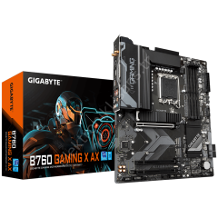 Gigabyte B760-Gaming-X-AX 1700P DDR5 Ses GLAN DP/HDMI SATA3 USB3.2 ATX