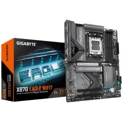 Gigabyte X870-Eagle-Wifi7 AM5 DDR5 Ses GLan Hdmi/Usb4 Sata3 Usb3.2 Atx