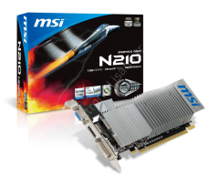 Msi Gf210 1Gb Ddr3 64Bit Hdmi/Dvi/Vga (N210-1Gd3H/Lp)