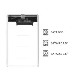 Codegen Codmax 2.5'' Usb3.1 Sata3 Seffaf Disk Kutusu (cdg-hdc-30tc)