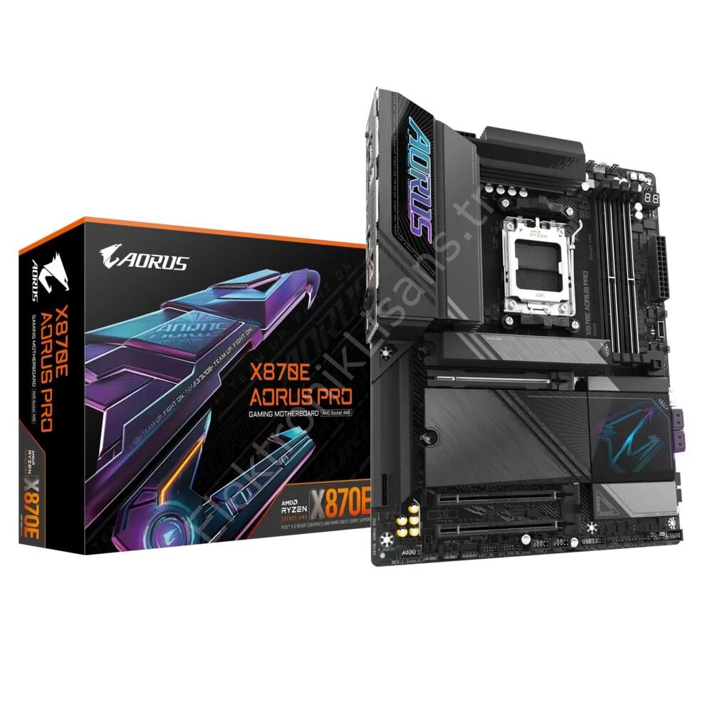 Gigabyte X870E-Aorus-Pro AM5 DDR5 Ses GLan HDMI/USB4 SATA3 USB3.2 ATX