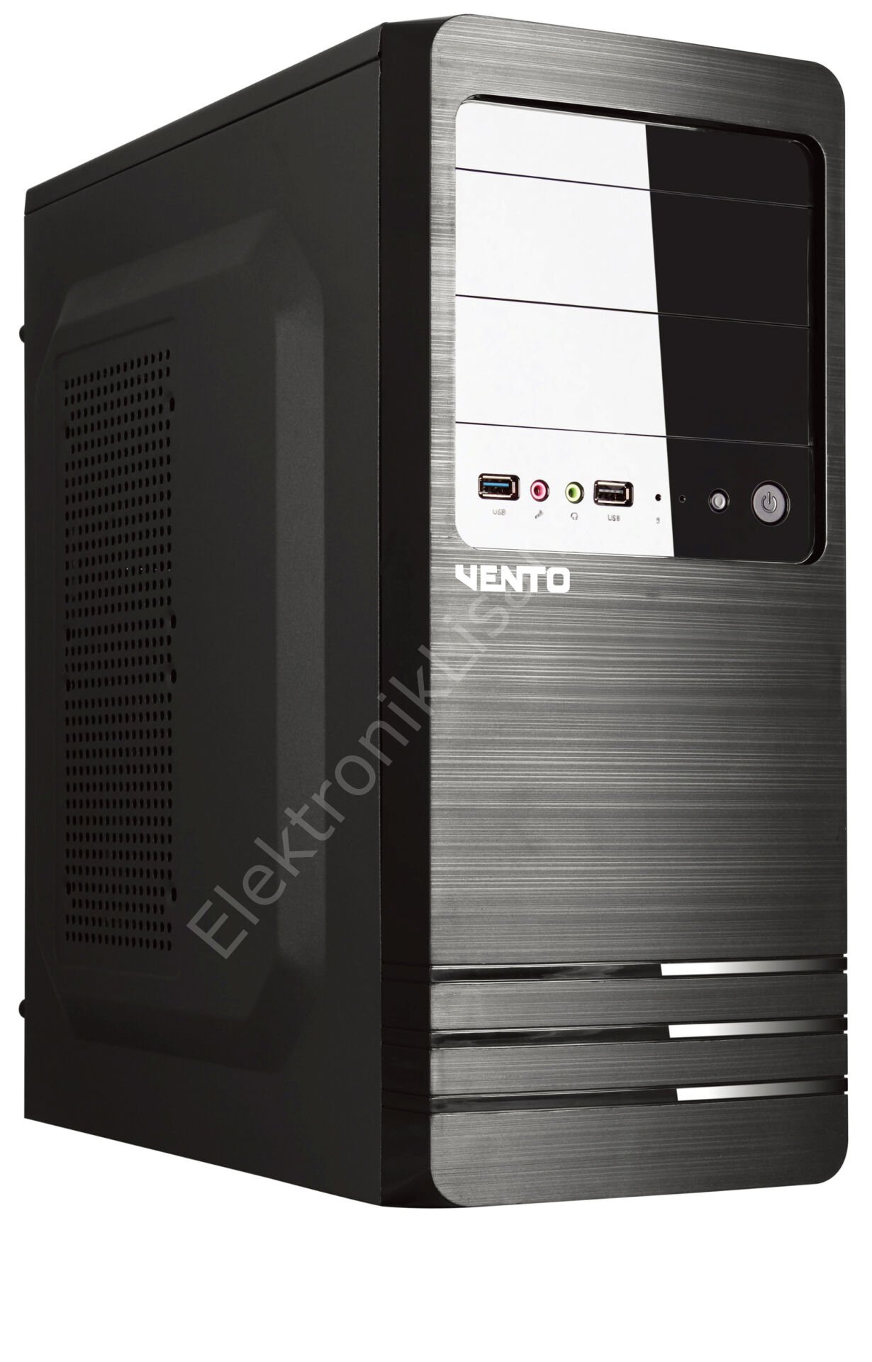 Vento VS114F 400W Peak USB 3.0 8cm Fan Siyah ATX Kasa