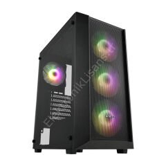 Fsp Cmt218 650w 80+ Usb3.0 4x12cm Rgb Fan Siyah Atx Kasa