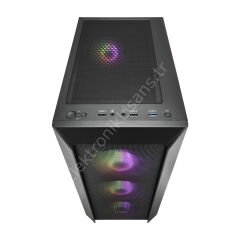 Fsp Cmt218 650w 80+ Usb3.0 4x12cm Rgb Fan Siyah Atx Kasa