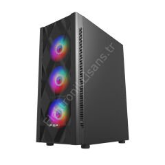 Fsp Cmt595al 750w 80+ Usb3.0 4x12cm Rgb Fan Siyah E-Atx Kasa