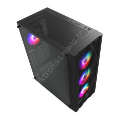 Fsp Cmt595al 750w 80+ Usb3.0 4x12cm Rgb Fan Siyah E-Atx Kasa