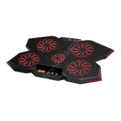 Frisby 4x140mm 1x70mm 3xyukseklik 2xusb 17'' Notebook Sogutucu Stand (fnc-5255b)