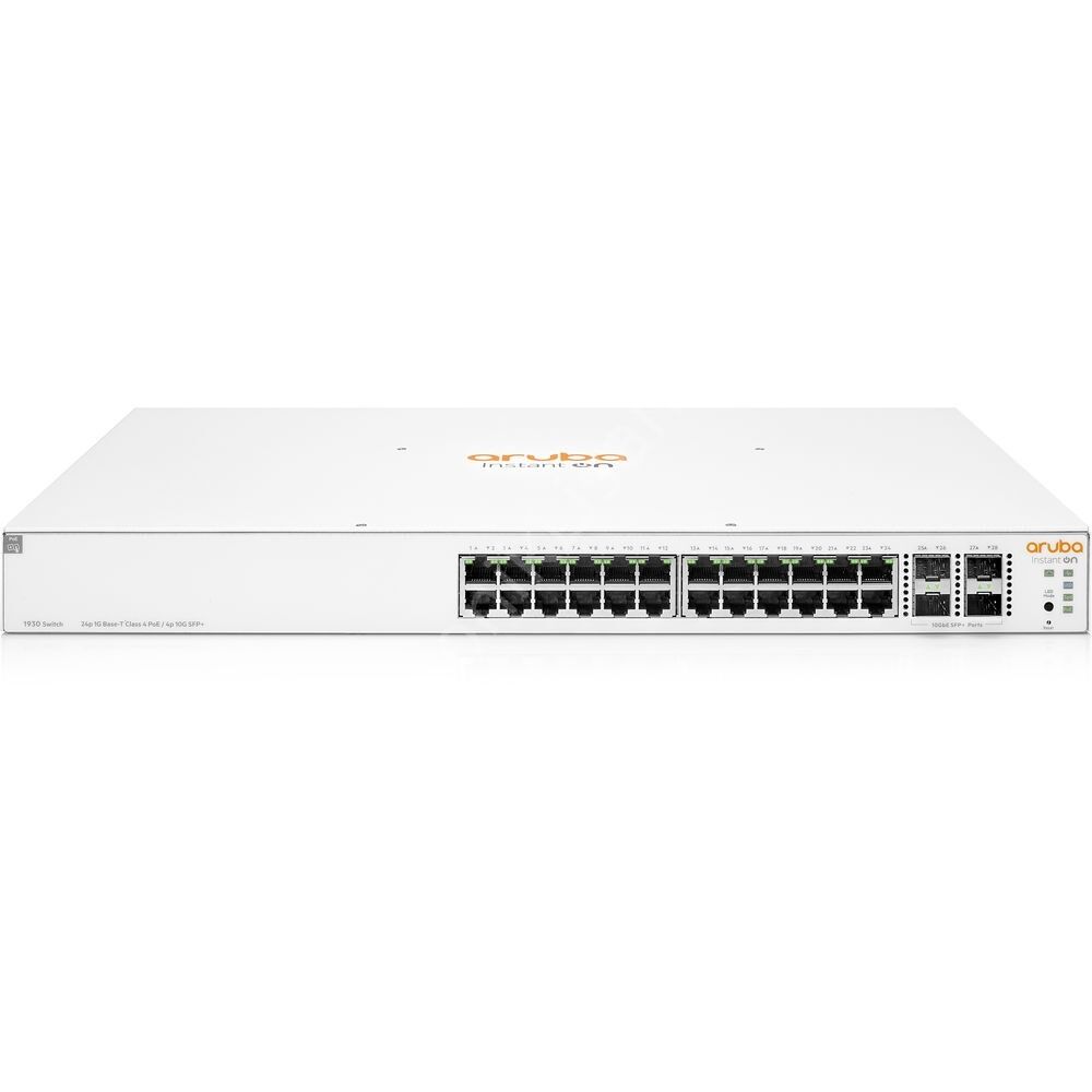 Aruba JL684A 1930-24G 24 Port 10/100/1000 PoE 370W +4SFP 1/10G Yönetilebilir