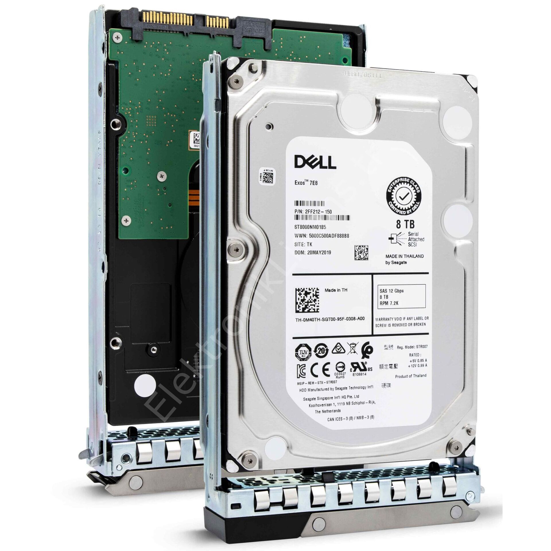 Dell 14035H72NLSATA-8T 8tb 7.2k 512e NLSATA Hdd