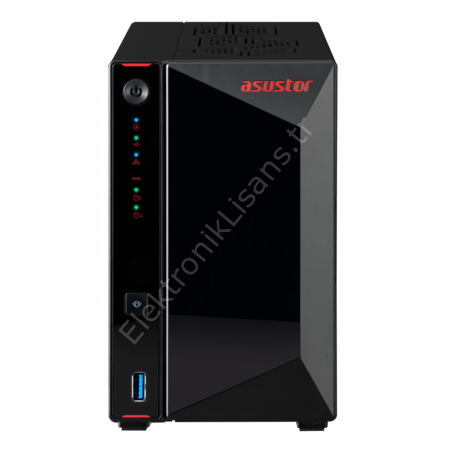 Asustor AS5402T 2 Slot Tower NAS Celeron 2GHz Quad 4GB DDR4 2x2.5GBE