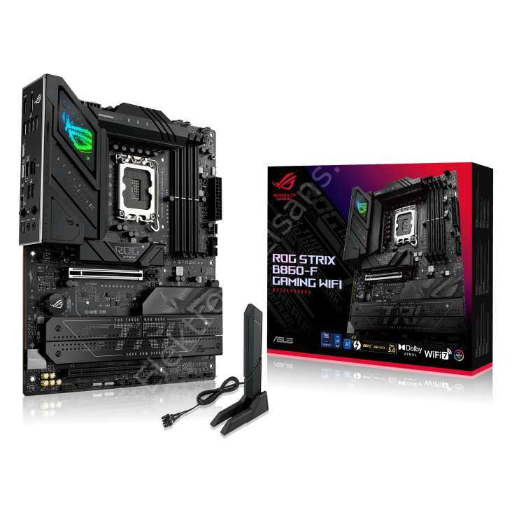 Asus Rog Strix B860-F Gaming Wifi 1851P DDR5 Ses Glan DP/HDMI Sata3 Usb3.2 Atx