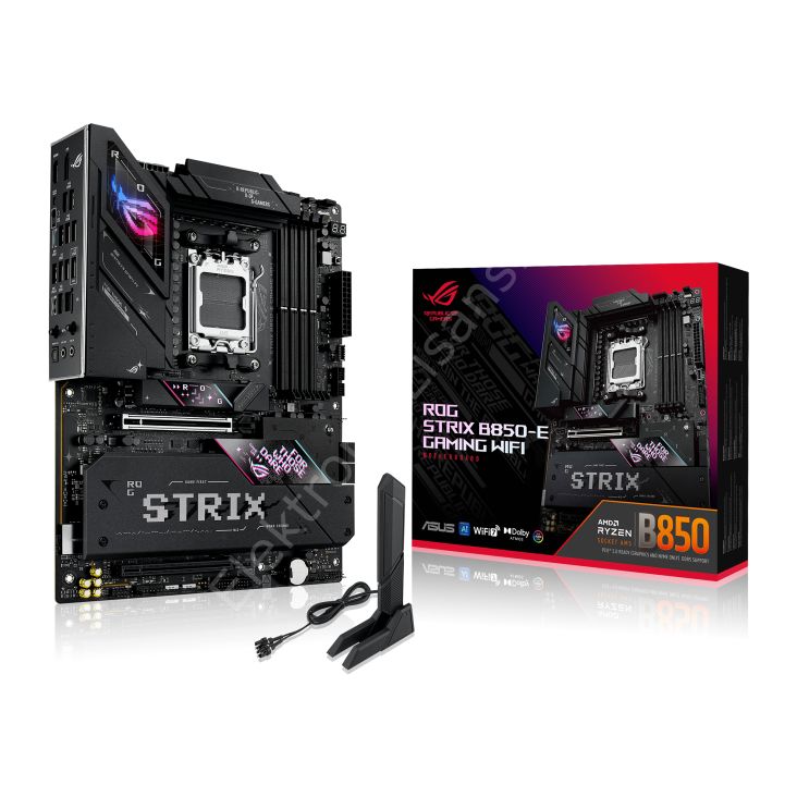 Asus Rog Strix B850-E Gaming Wifi AM5 DDR5 Ses Glan DP/HDMI/USB SATA3 USB3.2 Atx