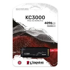 Kingston KC3000 4 TB NVMe Gen4 SSD 7000/7000 (SKC3000D/4096G)