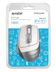 A4 Tech Fb35 Kablosuz Optik Mouse Beyaz