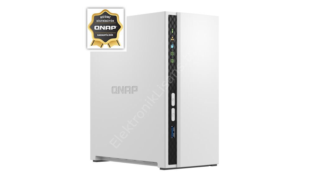 Qnap TS-233 2 Slot 2GB 1xGLAN Port USB3.2 NAS Depolama Ünitesi