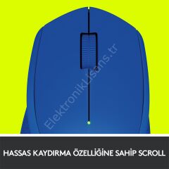 Logitech M280 Kablosuz Mouse Mavi (910-004290)