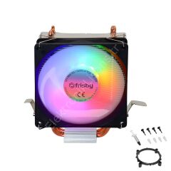 Frisby FCL-F1332C 9cm ARGB Fan 1700/1200/115x/AM4/AM5 İşlemci Soğutucu