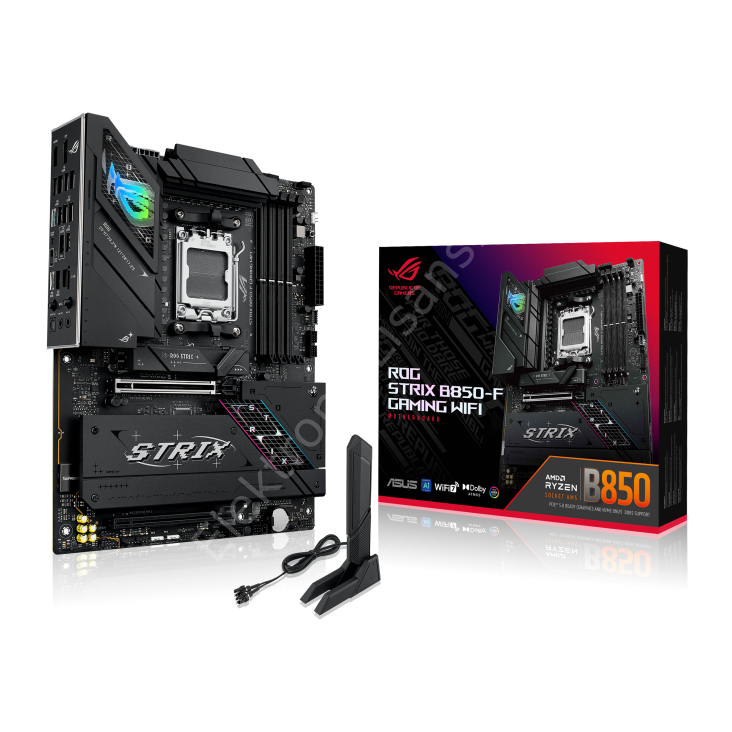 Asus Rog Strix B850-F Gaming Wifi AM5 DDR5 Ses Glan DP/HDMI SATA3 USB3.2 Atx