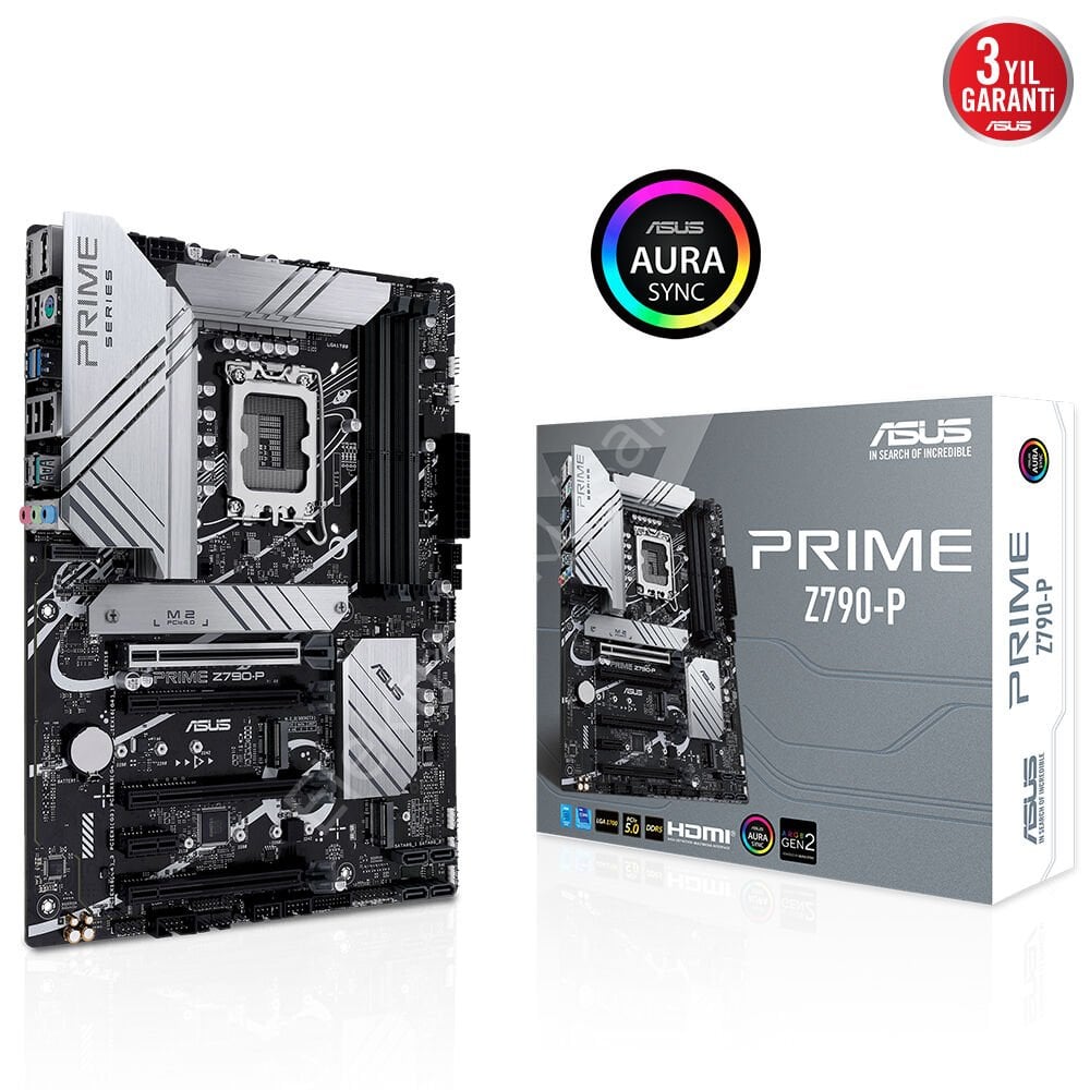 Asus Prime Z790-P 1700P DDR5 Ses GLAN DP/HDMI SATA3 USB3.2 ATX