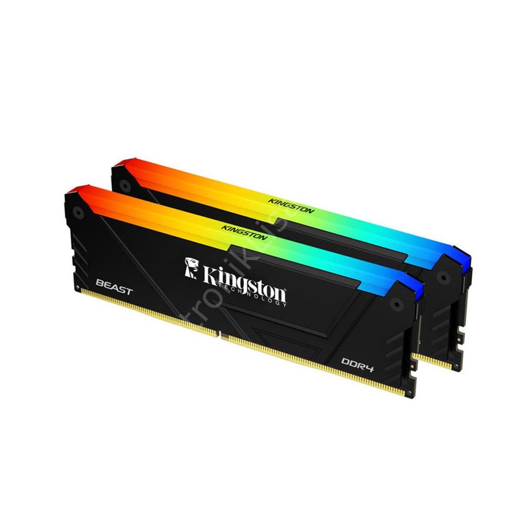 16 Gb (2x8gb) Ddr4 3200mhz Kingston Beast Rgb Cl16 (Kf432c16bb2ak2/16tr)