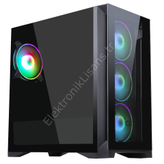 Frisby Fc-9450g 750w 80+bronze Usb3.0 4x12cm Rgb Fan Mid Tower E-atx Siyah Kasa