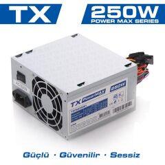 Tx Powermax (txpsu250s1) 250w 2xsata 2xide Bilgisayar Guc Kaynagi