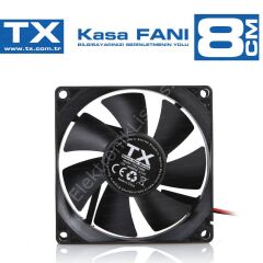 Siyah Kasa Fanı 80mm (TXCCF08BK)