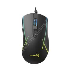 Turbox TR-M5 USB Kablolu Gaming RGB Optik Mouse Grafit