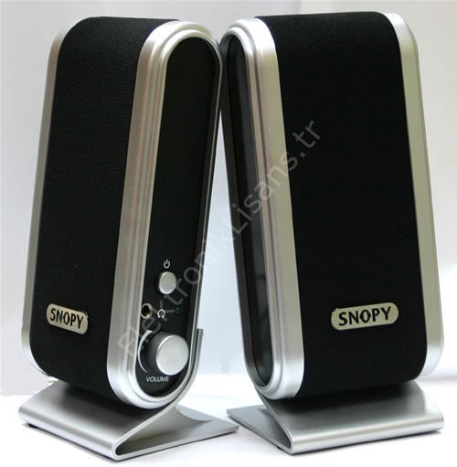 Snopy Sn-820 2.0 Usb Hoparlor Siyah/gumus