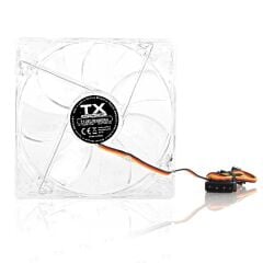 Tx 12cm Kirmizi Led Kasa Fani 120mm (txccf12rd)