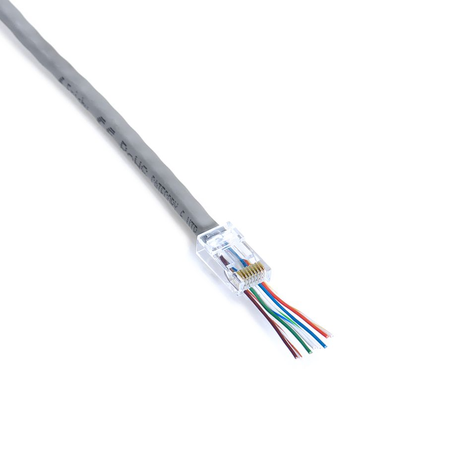 Frısby Fnw-Rj4528n 100 Lu Paket Cat6 Rj45 Yeni Nesil Delikli Konnektör