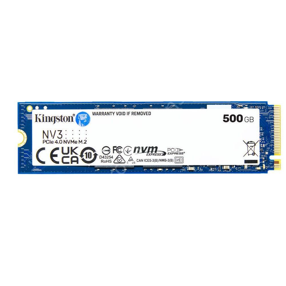 Kingston Nv3 500 Gb Nvme Gen4 Ssd 5000/3000 (SNV3S/500G)