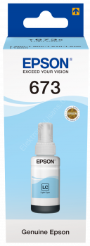 Epson C13t67354a (t673) 70ml Light Cyan Murekkep