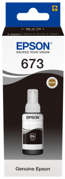 Epson C13t67314a (t673) 70ml Black Murekkep