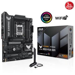 Asus Tuf Gaming B850-Plus Wifi AM5 DDR5 Ses Glan DP/Hdmi Sata3 Usb3.2 Atx