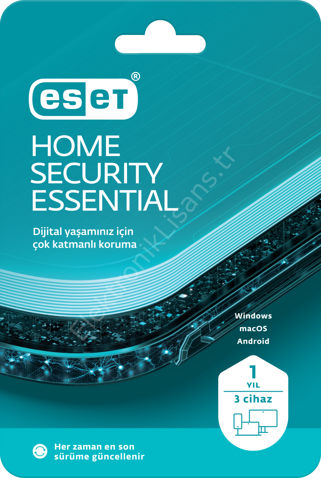 Eset Home Security Essential 3 Kullanıcı 1 Yıl Kutu Lisans