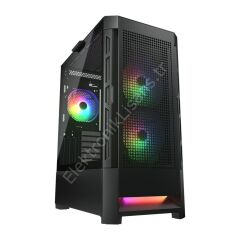 Cougar Airface 700W 80+ 2x14cm+12cm RGB USB3.2 E-ATX Kasa (CGR-5ZD1B-AIR-RGB-C)