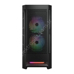 Cougar Airface 700W 80+ 2x14cm+12cm RGB USB3.2 E-ATX Kasa (CGR-5ZD1B-AIR-RGB-C)