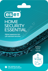 Eset Home Security Essential 10 Kullanıcı 1 Yıl Kutu Lisans