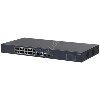 Dahua CS4218-16ET-135 18 Port 16xPoE 135W 10/100 +2SFP Yönetilebilir Switch